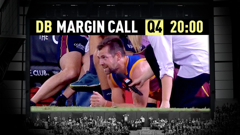 Margin-Call-R5v2.jpg Luke Hodge gives an in-game interview to Channel Seven during the Lions' loss to the Pies - AFL,Tag-Opinion,Brisbane Lions,Luke Hodge,Collingwood Magpies,Nathan Buckley,St Kilda Saints,Melbourne Demons,North Melbourne Kangaroos,Carlton Blues,Brendon Bolton